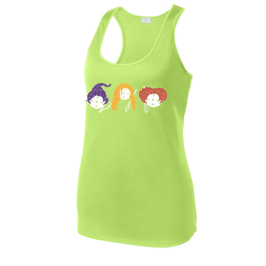Hocus Pocus | Women's Racerback Pickleball Performance Tank | 100% Polyester