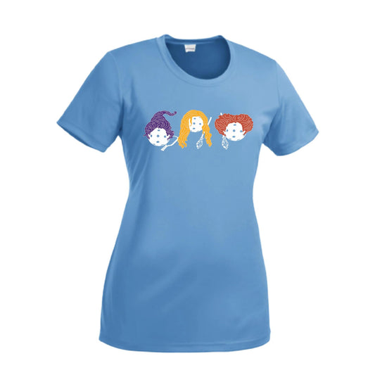 Hocus Pocus | Women’s Short Sleeve Crewneck Pickleball Performance T-Shirts | 100% Polyester