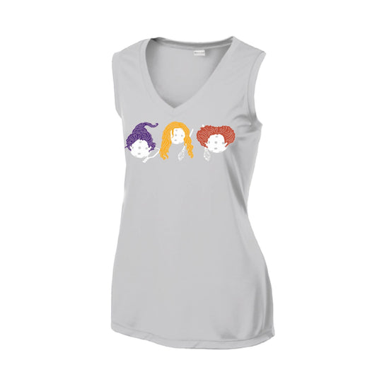 Hocus Pocus | Women’s Sleeveless Pickleball Performance T-Shirt | 100% Polyester