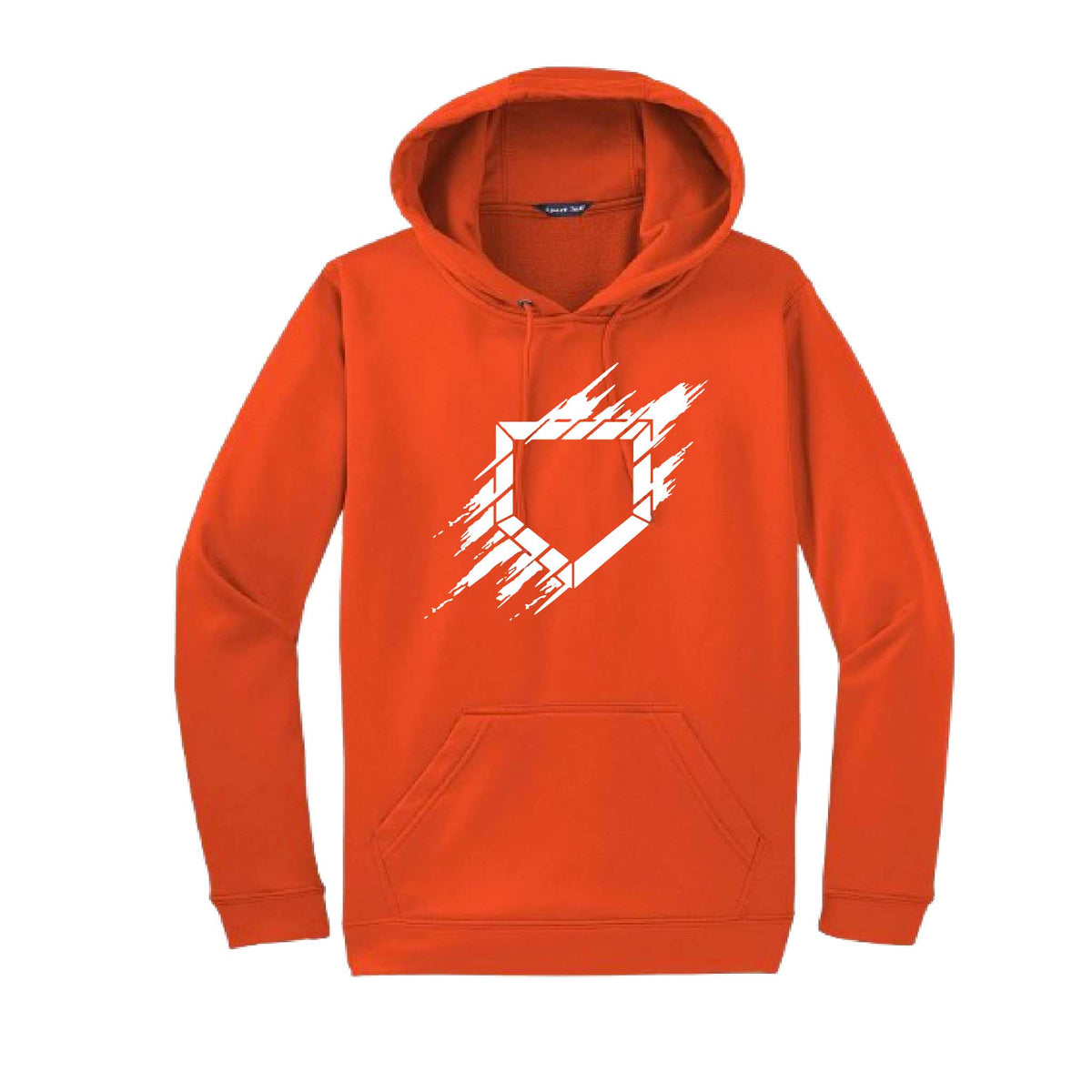 Home Plate | Unisex Hoodie Athletic Baseball Sweatshirt | 50% Cotton/50% Polyester