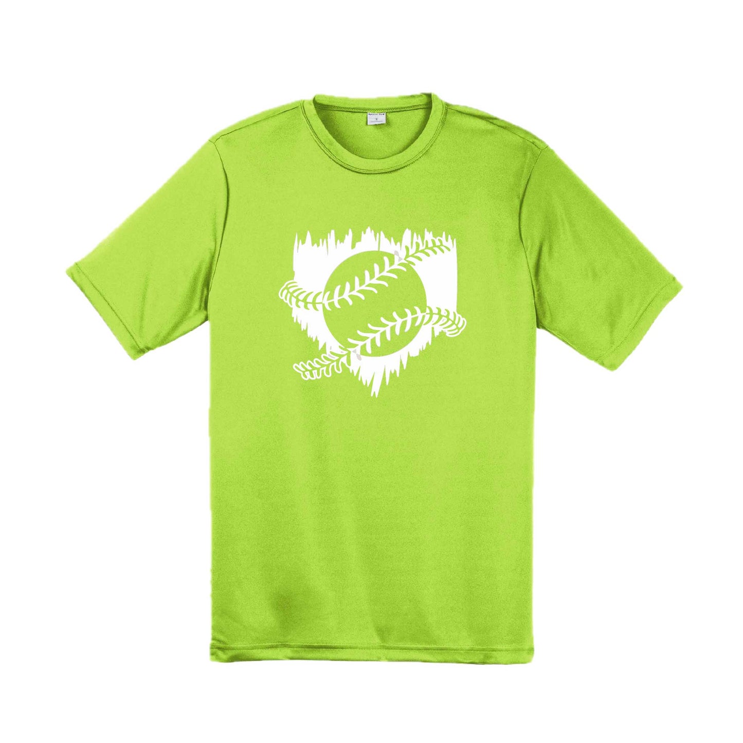 Home Run | Men's Short Sleeve Athletic Baseball Performance T-Shirt | 100% Polyester
