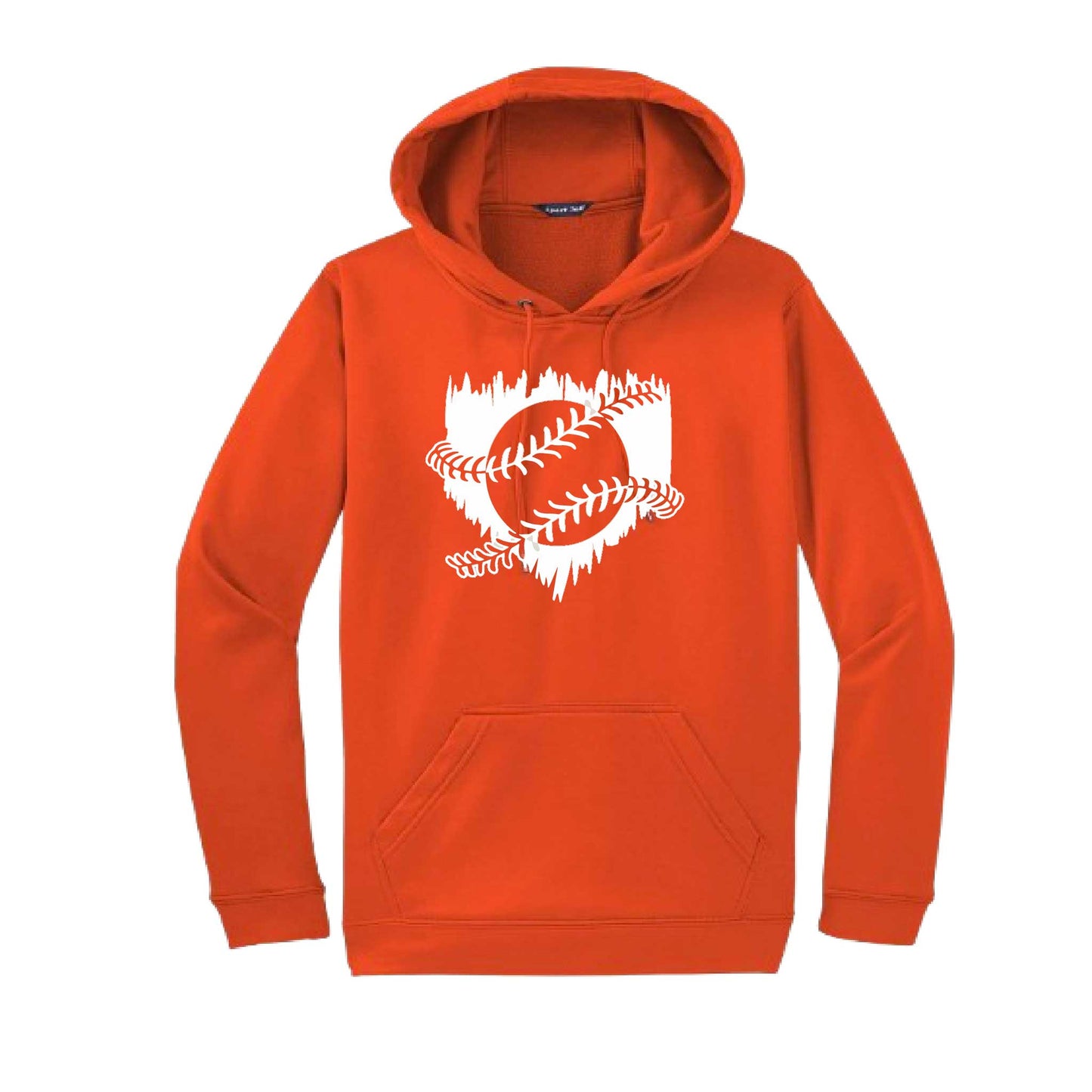 Home Run | Unisex Hoodie Athletic Baseball Sweatshirt | 50% Cotton/50% Polyester