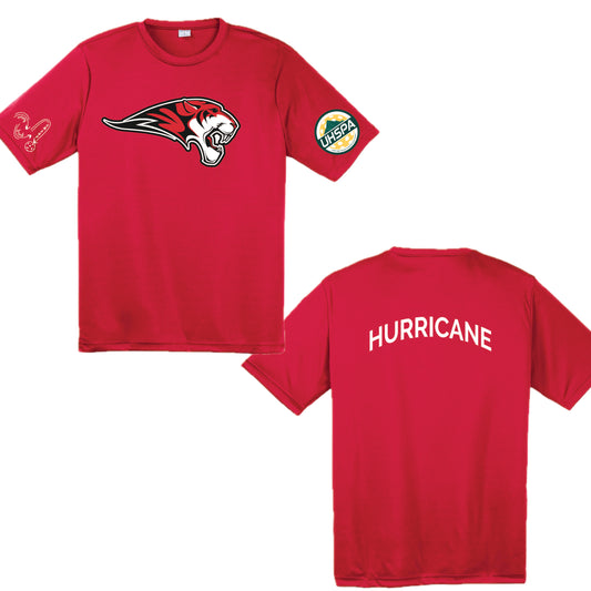 Hurricane High USHPA | Men's Short Sleeve White Crewneck T-Shirts | 100% Polyester