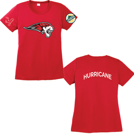 Hurricane High UHSPA | Women's Short Sleeve Crewneck T-Shirts | 100% Polyester