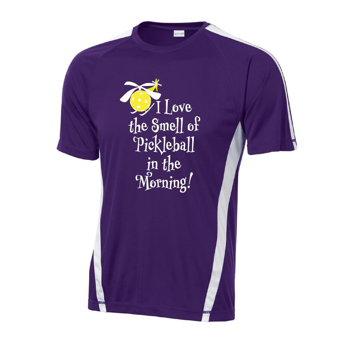 I Love The Smell Of Pickleball In The Morning | Clearance Men’s Pickleball Performance T-Shirt | 100% Polyester
