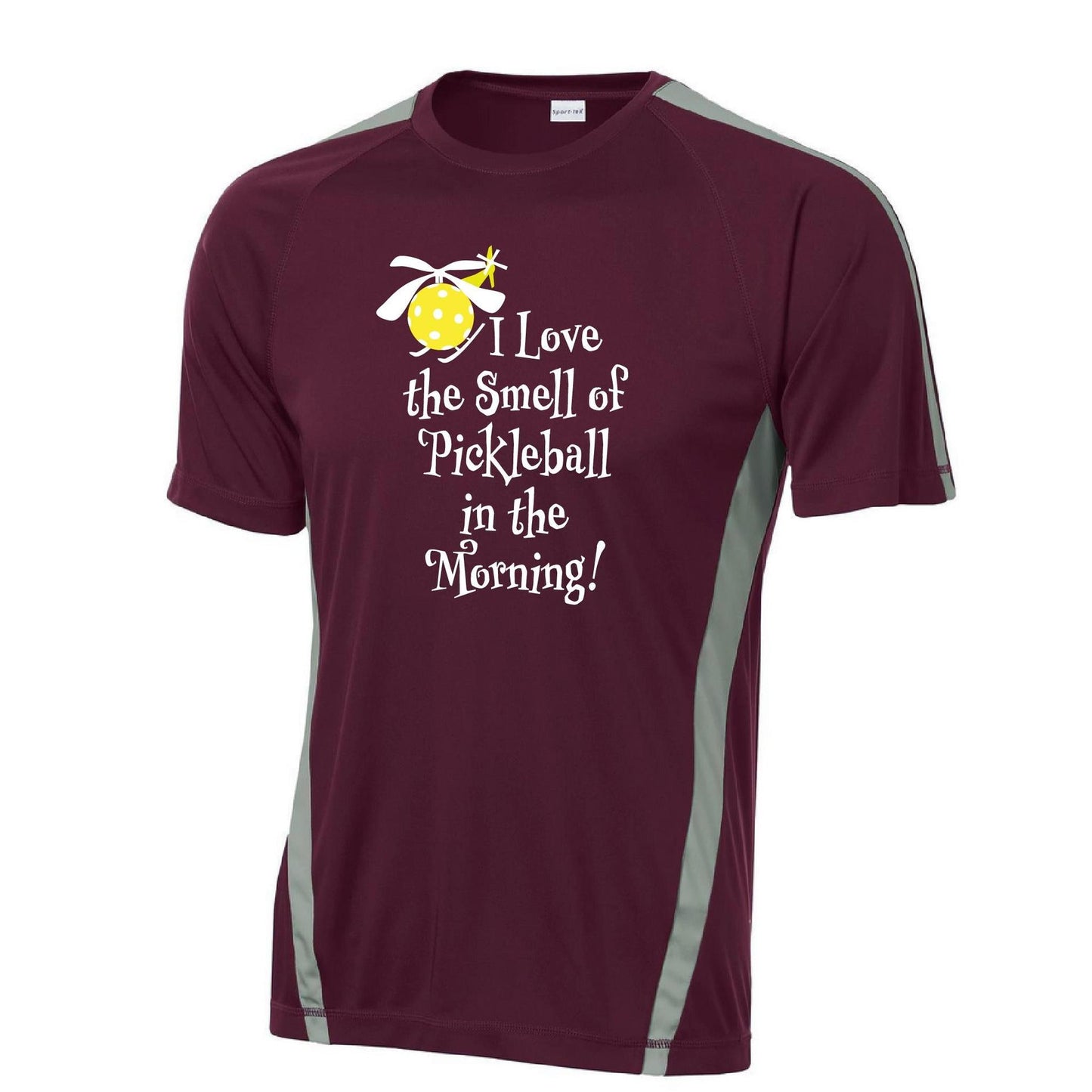 I Love The Smell Of Pickleball In The Morning | Clearance Men’s Pickleball Performance T-Shirt | 100% Polyester