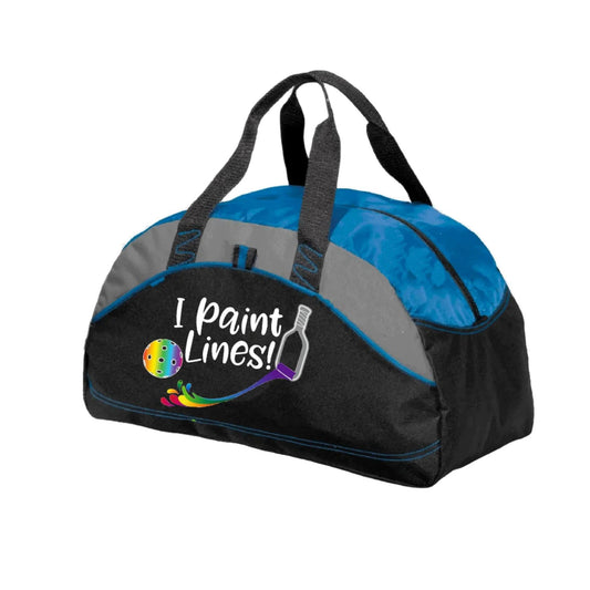 I Paint Pickleball Lines | Pickleball Sports Duffel | Medium Size Court Bag