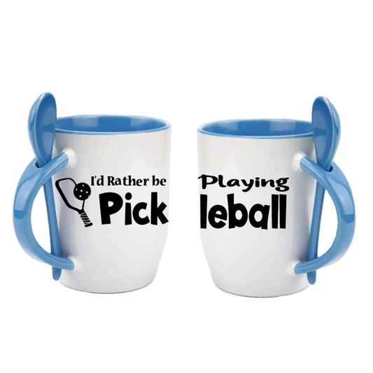 I'd Rather Be Playing Pickleball | Pickleball Coffee Cup | Fun Pickleball Gifts