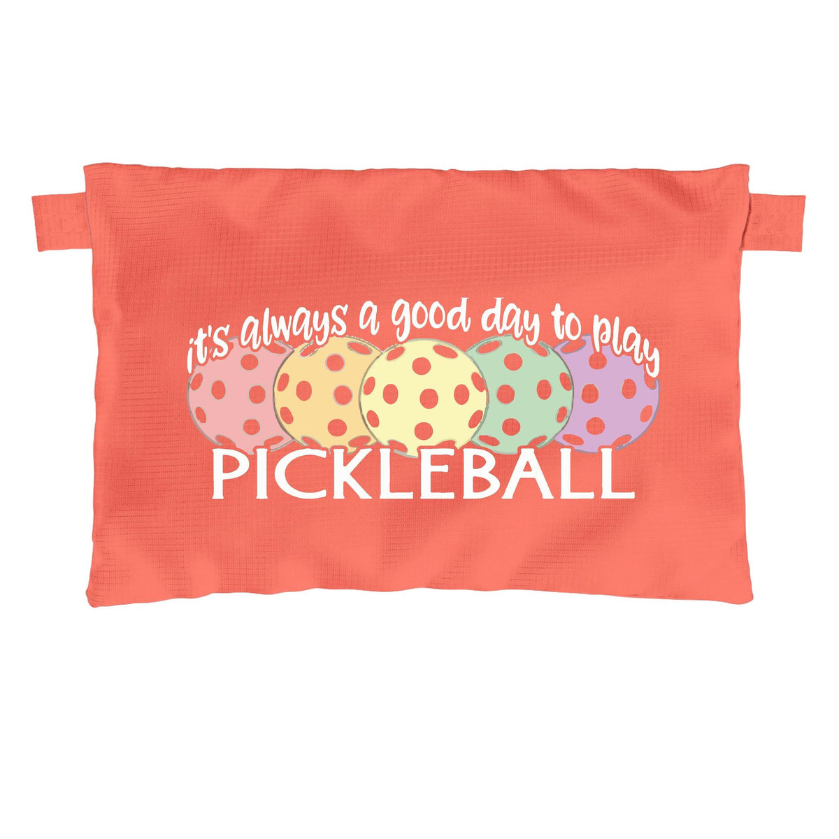 It's Always a Good Day to Play Pickleball | Pickleball Cosmetic Stash Pouch Bag | Small Size Court Stash Bag