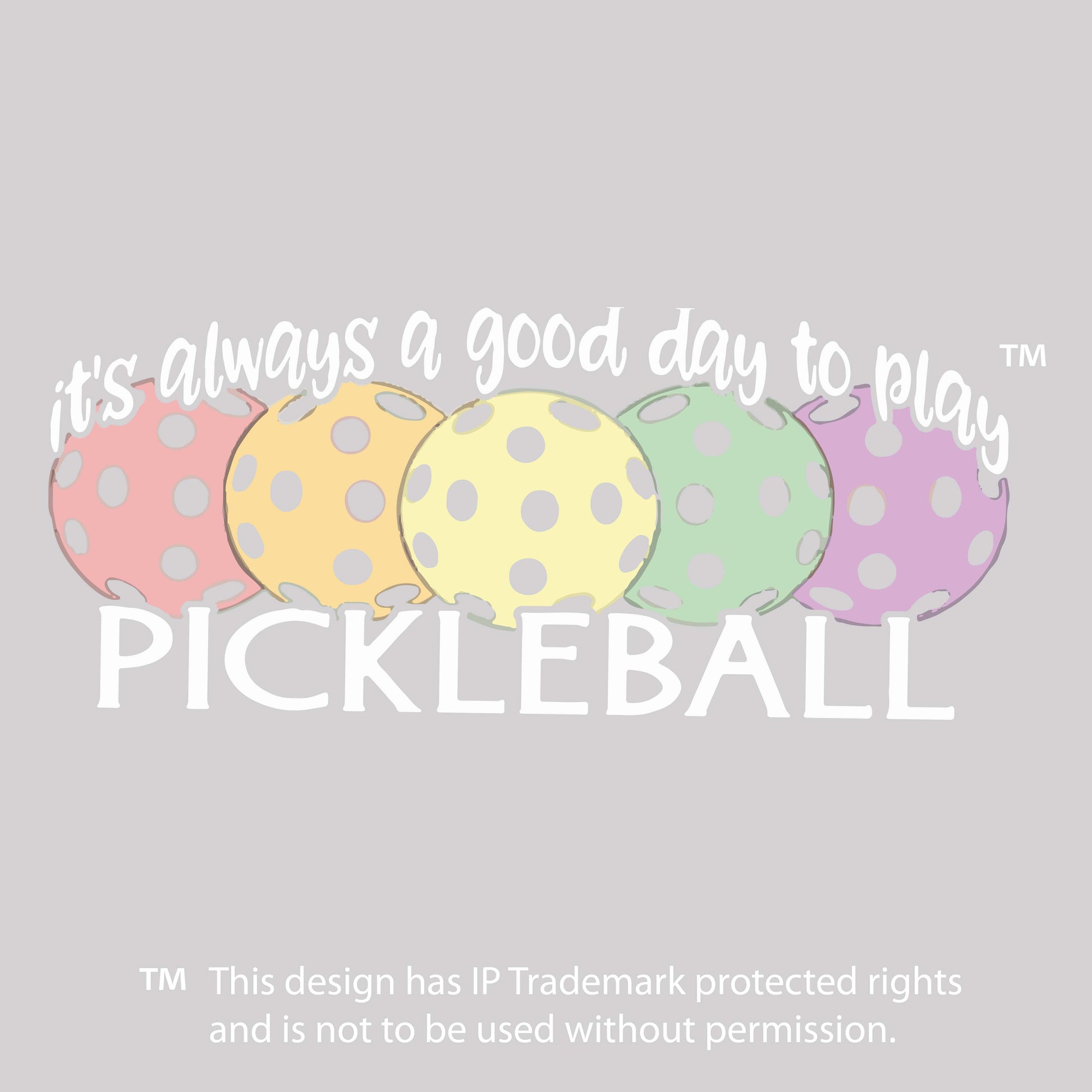 It's Always a Good Day to Play Pickleball | Pickleball Sports Duffel | Medium Size Court Bag
