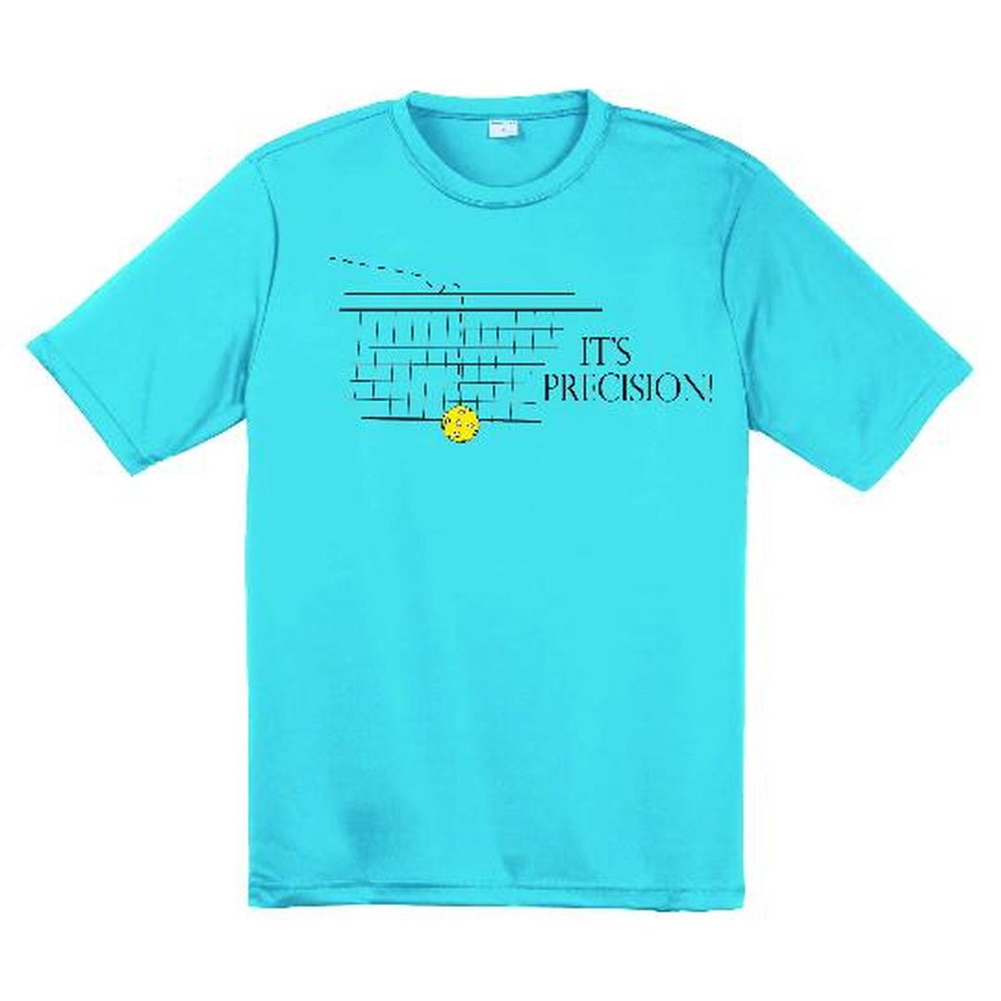 It's Precision | Clearance Men’s & Women's Pickleball Performance T-Shirt | 100% Polyester