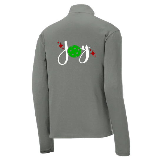 Joy | Men's 1/4 Zip Long Sleeve Pullover Athletic Performance Shirt | 100% Polyester