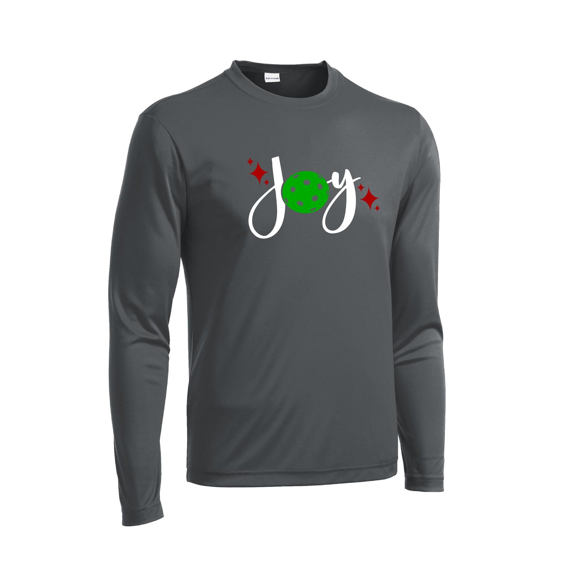 Joy | Men's Long Sleeve Athletic Performance T-Shirt | 100% Polyester