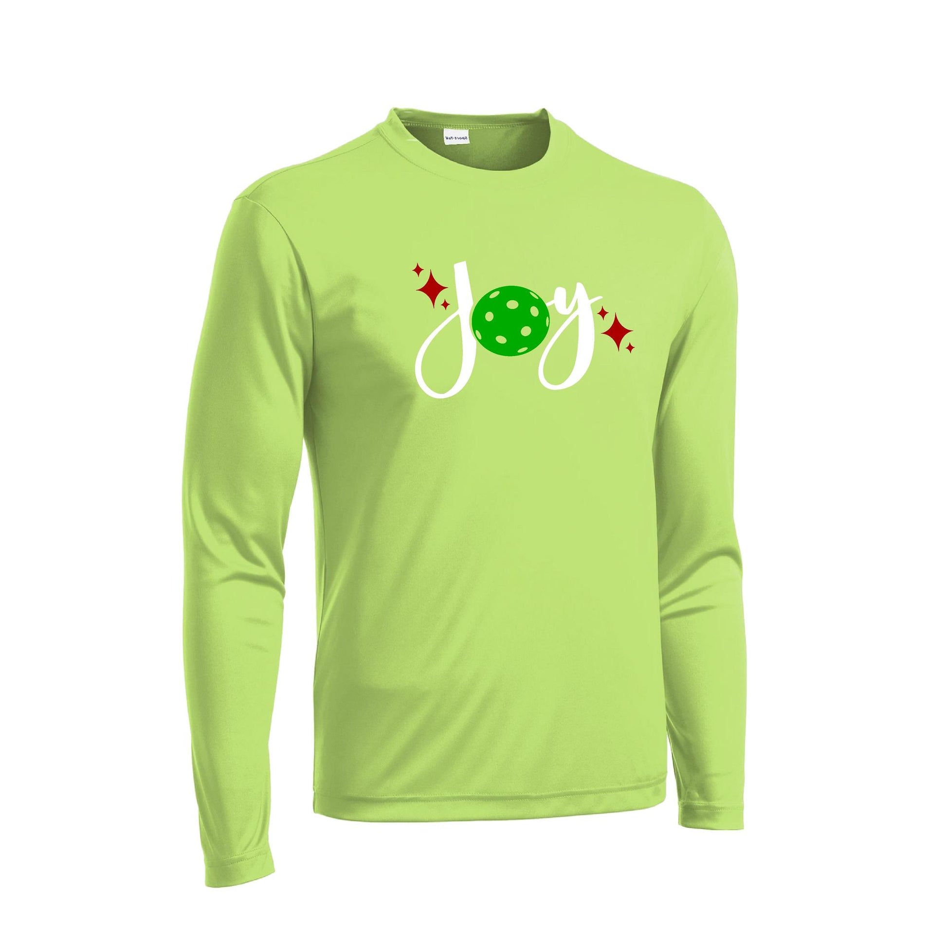 Joy | Men's Long Sleeve Athletic Performance T-Shirt | 100% Polyester