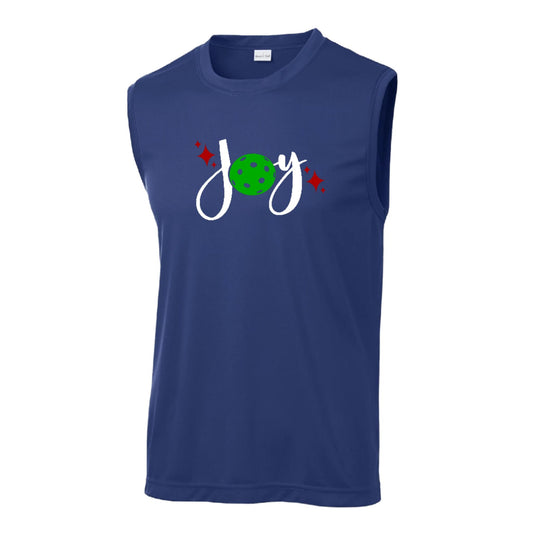 Joy | Men's Sleeveless Athletic Performance T-Shirt | 100% Polyester
