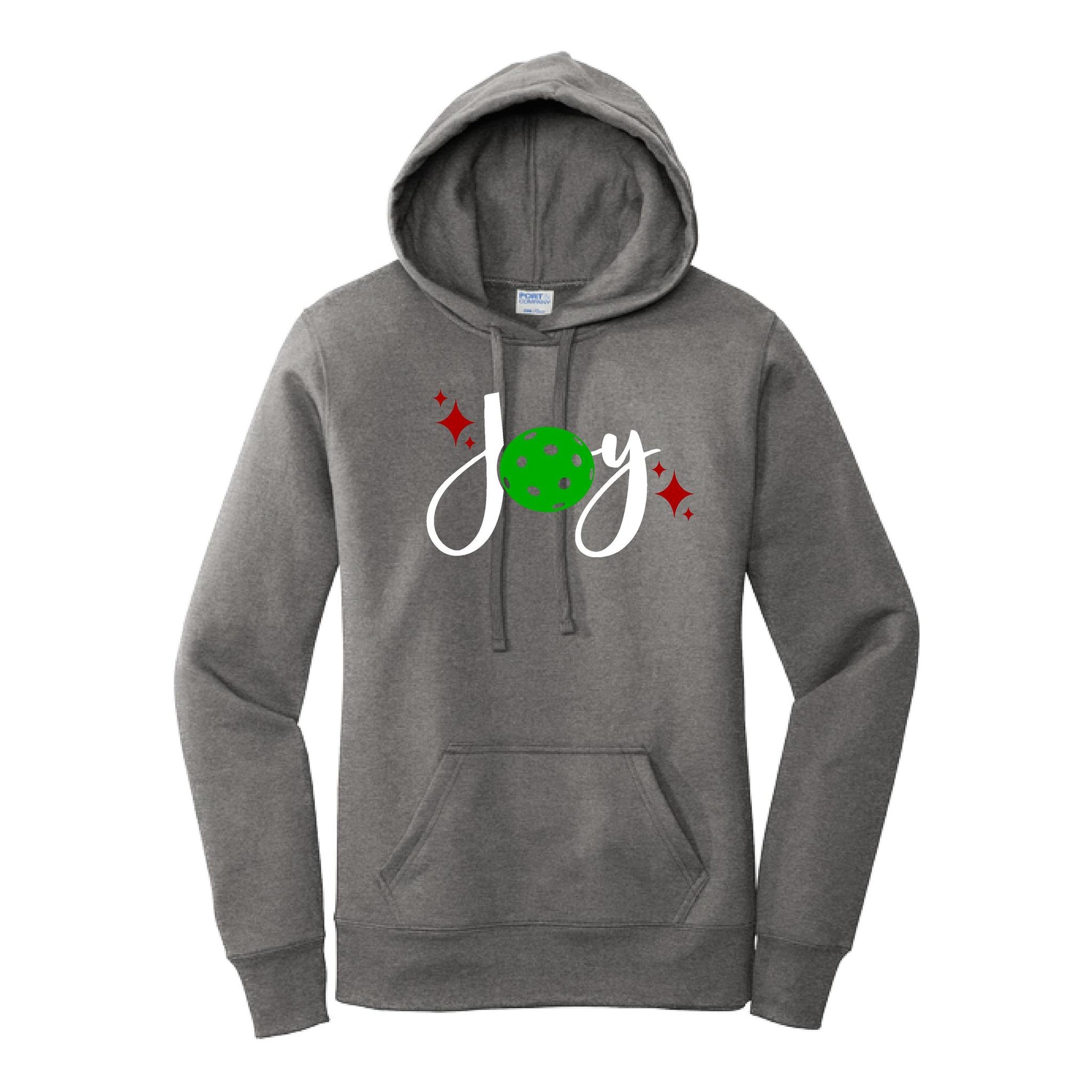 Joy | Women’s Fitted Hoodie Pickleball Sweatshirt | 50% Cotton 50% Poly Fleece