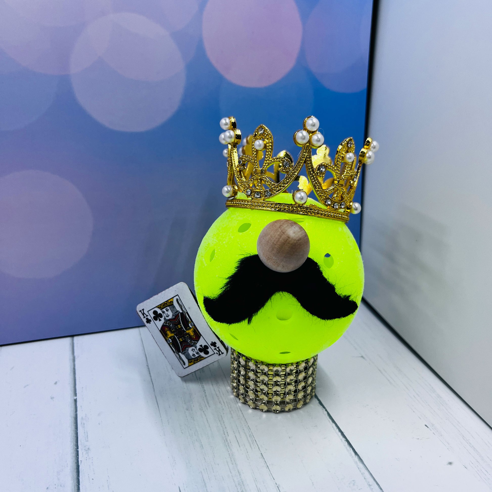 Pickleball King with Crown and/or Pickleball Queen with Crown. The perfect gift for your favorite pickleballer!