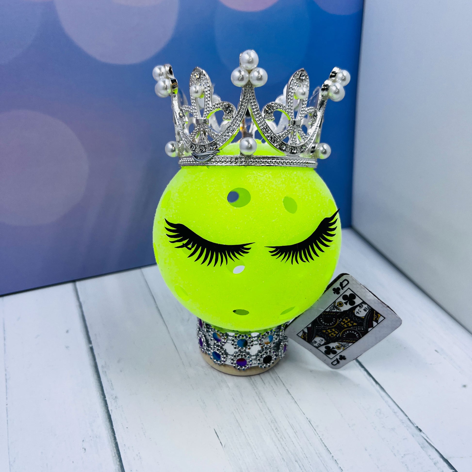 Pickleball King with Crown and/or Pickleball Queen with Crown. The perfect gift for your favorite pickleballer!