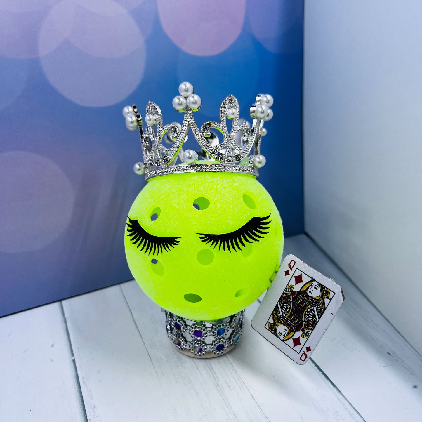 Pickleball King with Crown and/or Pickleball Queen with Crown. The perfect gift for your favorite pickleballer!