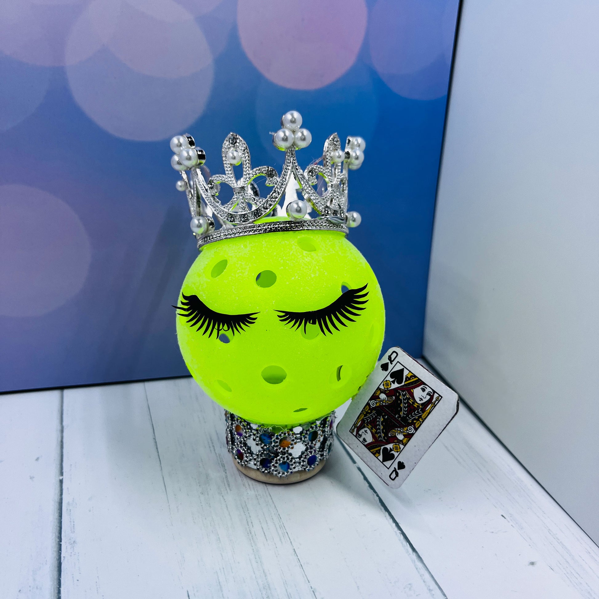 Pickleball King with Crown and/or Pickleball Queen with Crown. The perfect gift for your favorite pickleballer!