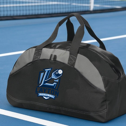 Layton High School Personalized UHSPA Black Team Duffel Bag – Pickleball & Weekend Travel Bag