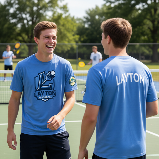 Layton High USHPA | Men's Short Sleeve Crewneck T-Shirts | 100% Polyester