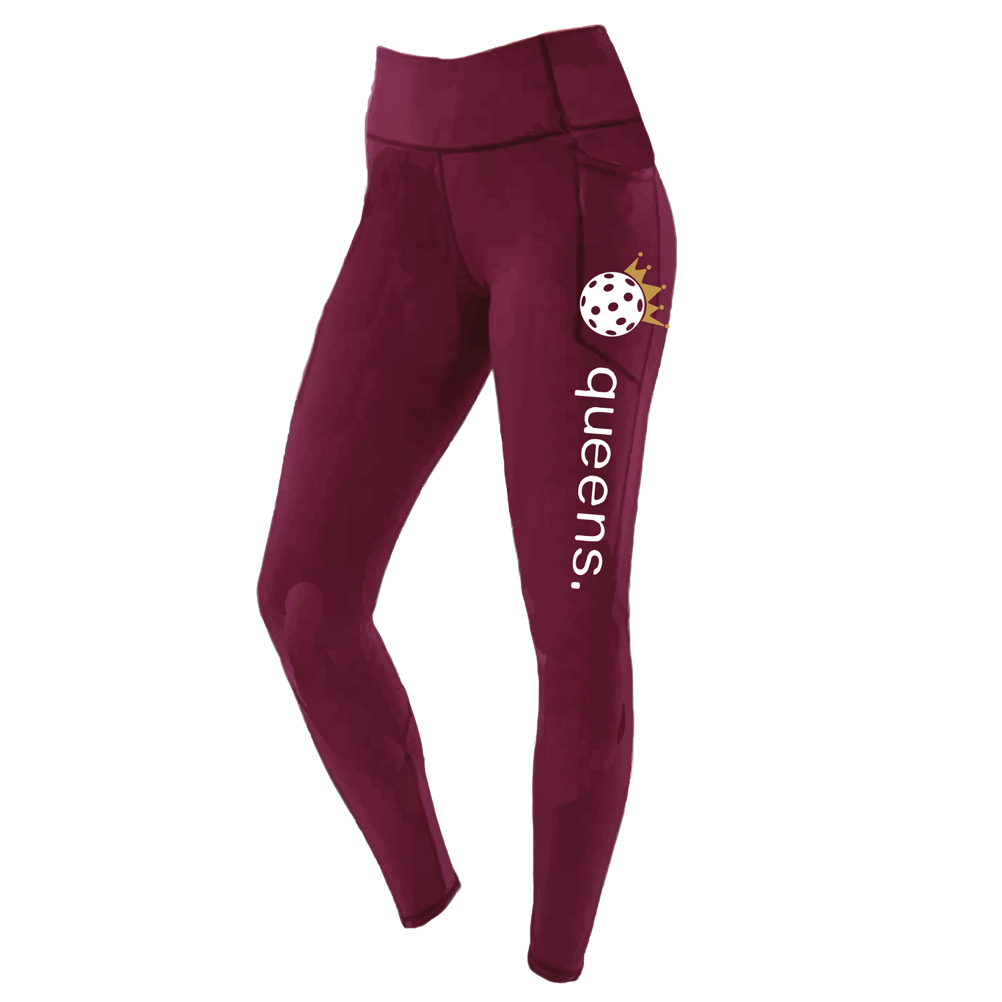 Pickleball Queens Crown | Women's Athletic Pickleball Leggings