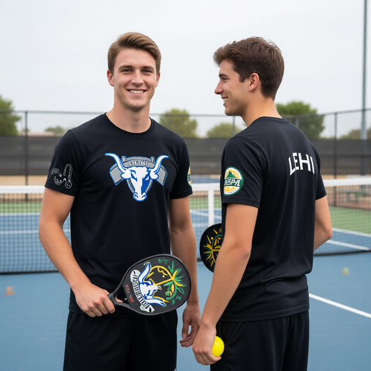 Lehi High USHPA | Men's Short Sleeve Crewneck T-Shirts | 100% Polyester