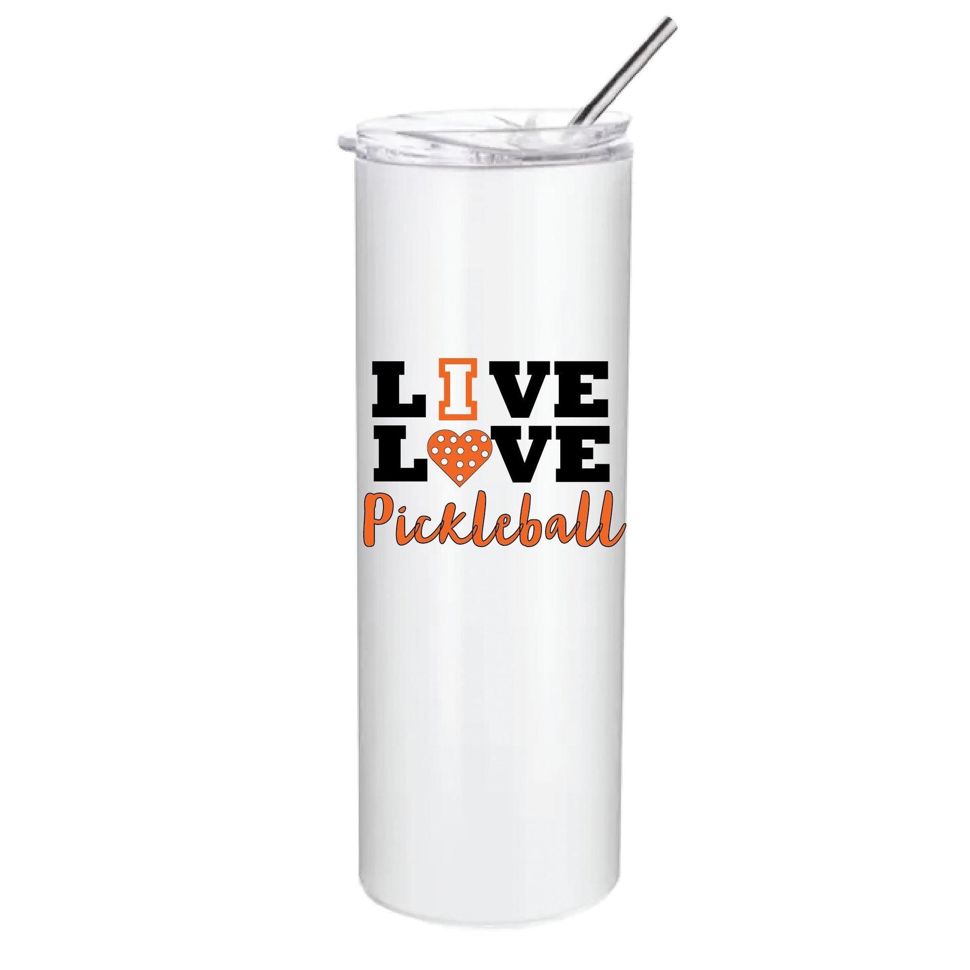Live Love Pickleball (Customizable) | Pickleball Tumbler | Fun Pickleball Gifts