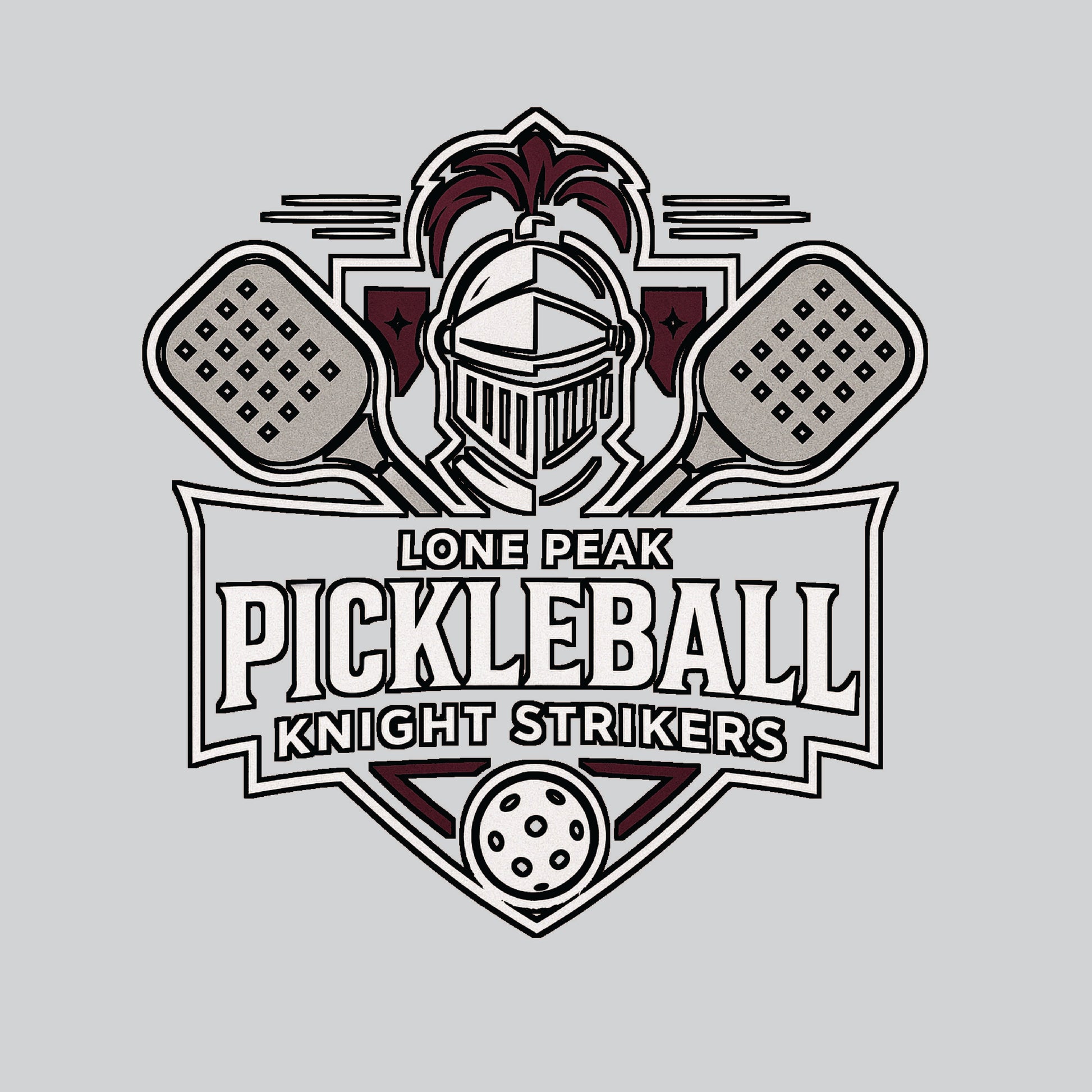 Lone Peak High School Pickleball Tote Bag Sports Tote for Pickleball Players Gift Court Carryall Team Gift