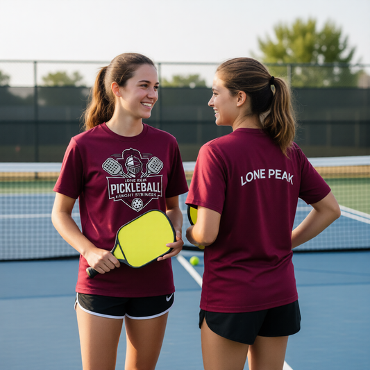 Lone Peak High UHSPA | Women's Short Sleeve Crewneck T-Shirts | 100% Polyester