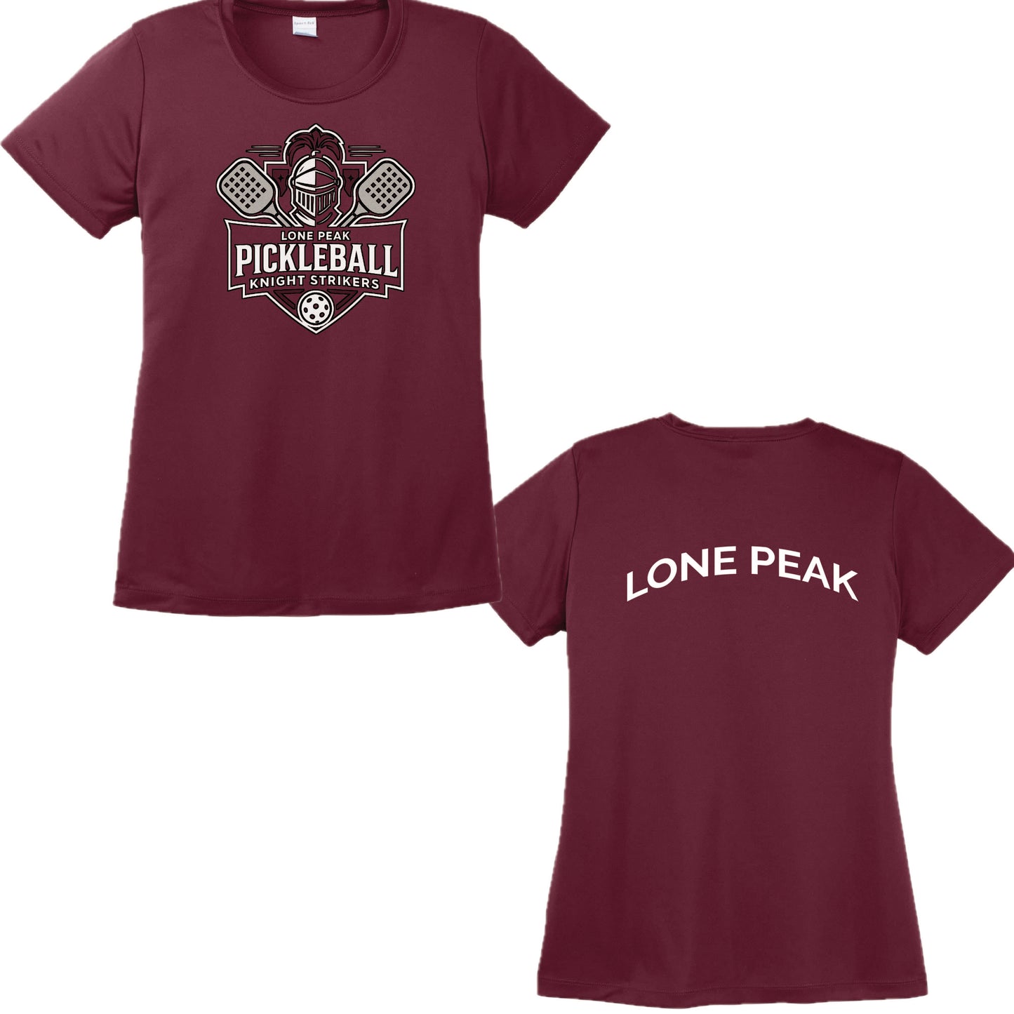 Lone Peak High UHSPA | Women's Short Sleeve Crewneck T-Shirts | 100% Polyester