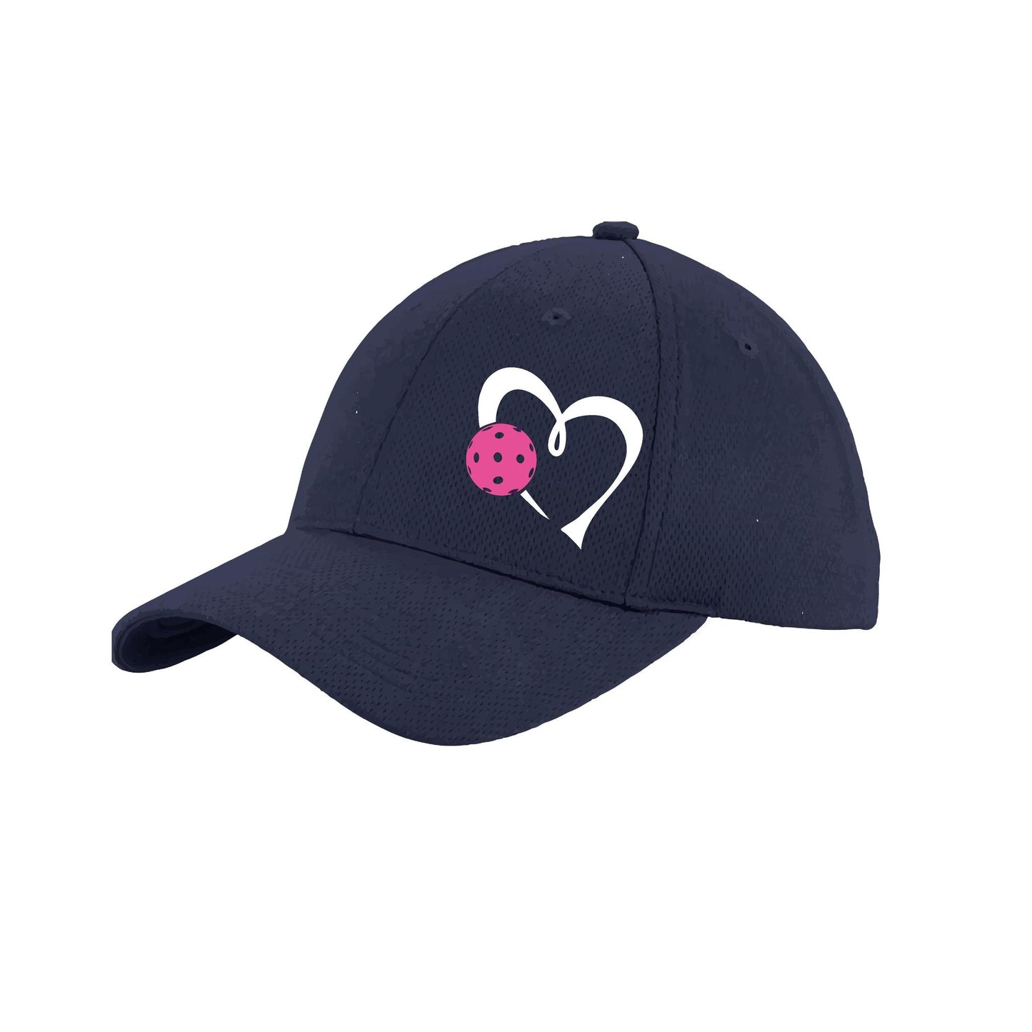 Love Pickleball (Pink) Custom | Pickleball Hat | Moisture-Wicking 100% Polyester
