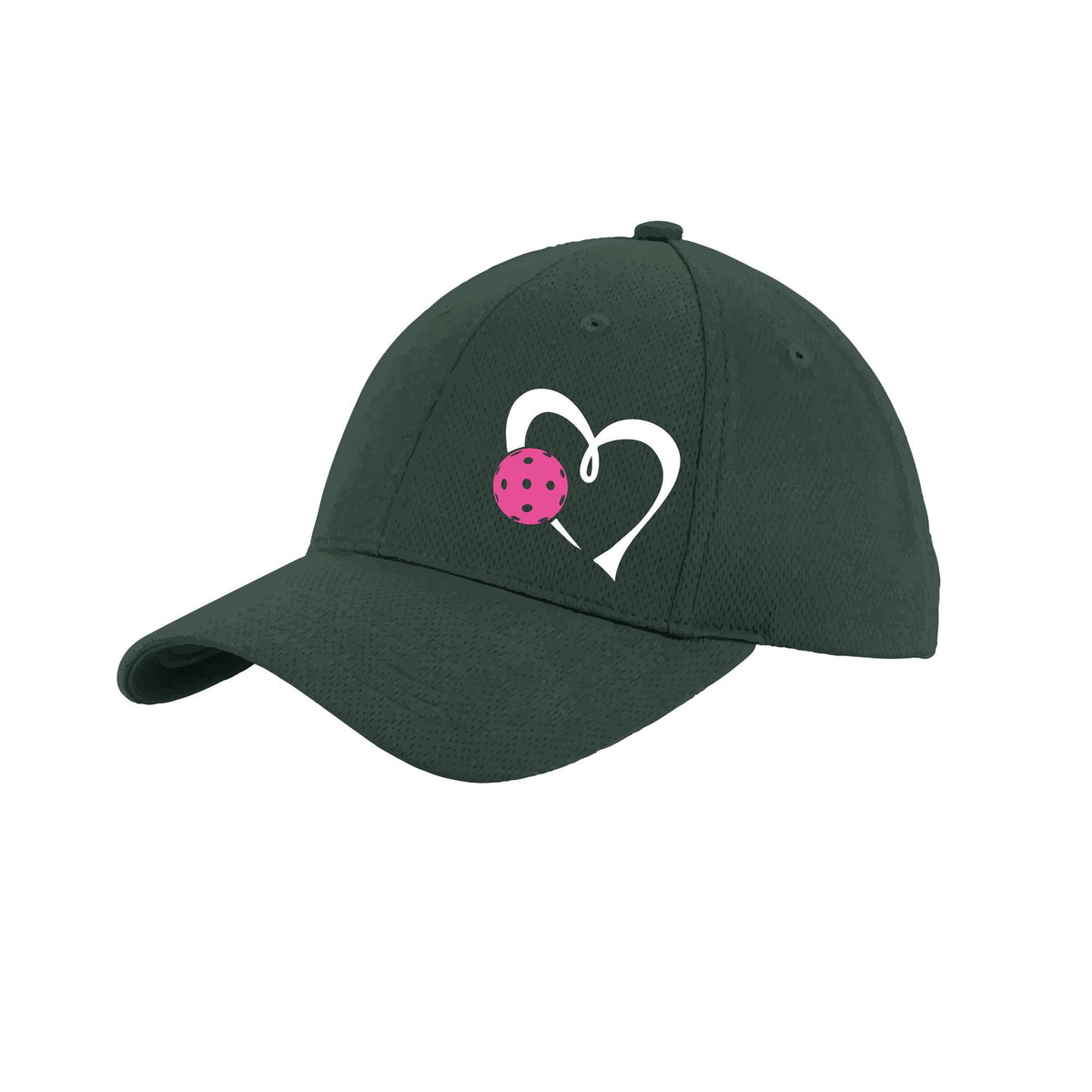 Love Pickleball (Pink) Custom | Pickleball Hat | Moisture-Wicking 100% Polyester