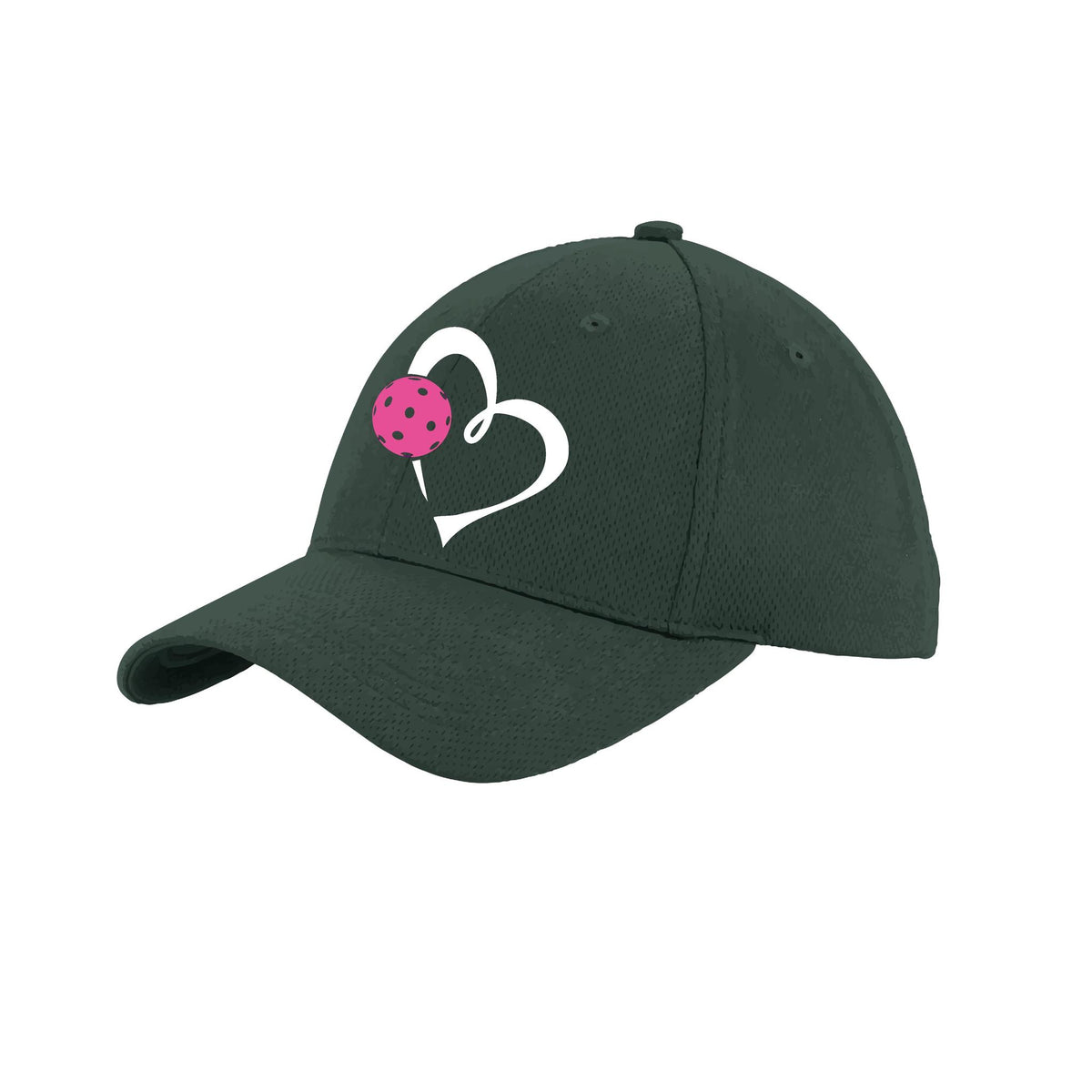 Love Pickleball (Pink) Custom | Pickleball Hat | Moisture-Wicking 100% Polyester
