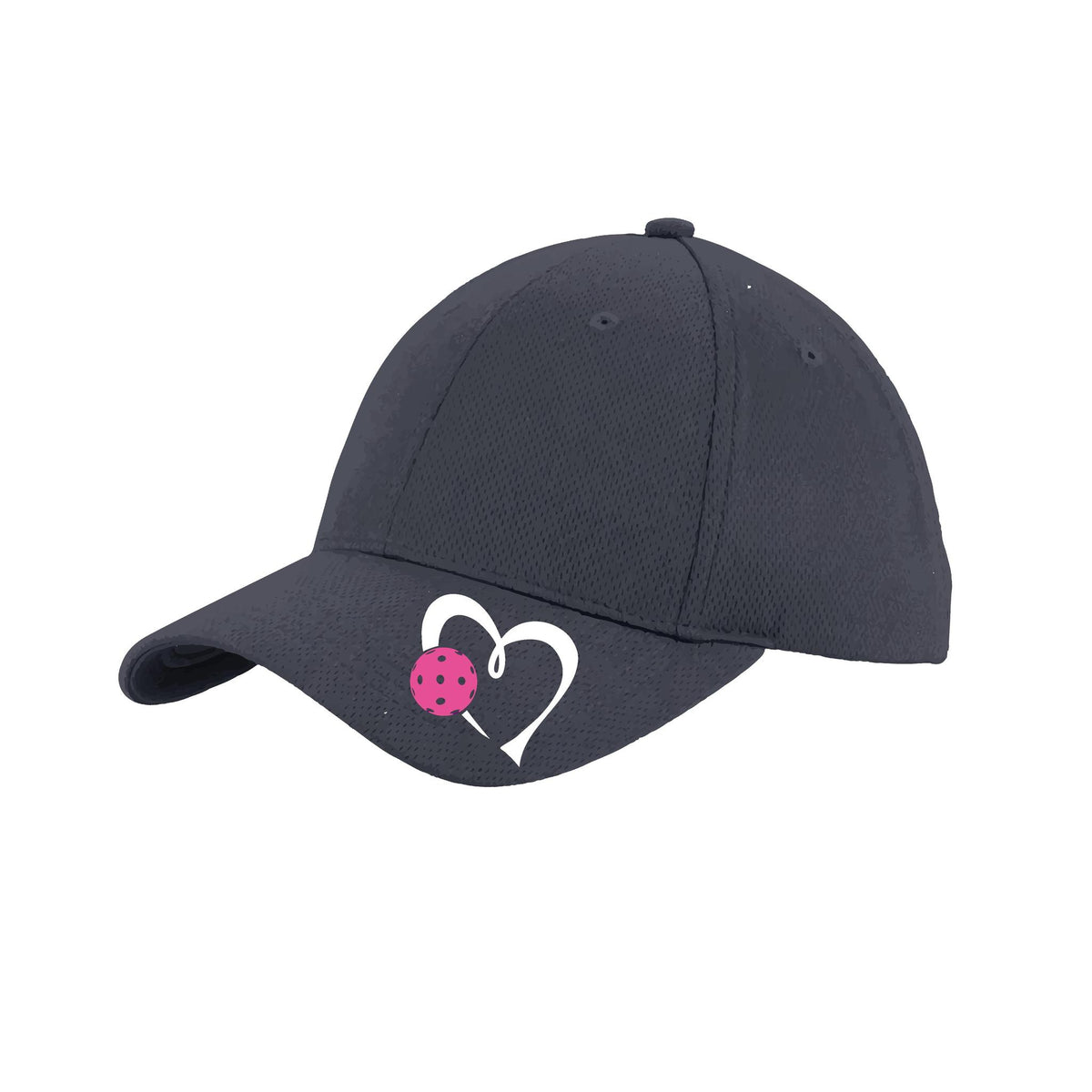 Love Pickleball (Pink) Custom | Pickleball Hat | Moisture-Wicking 100% Polyester