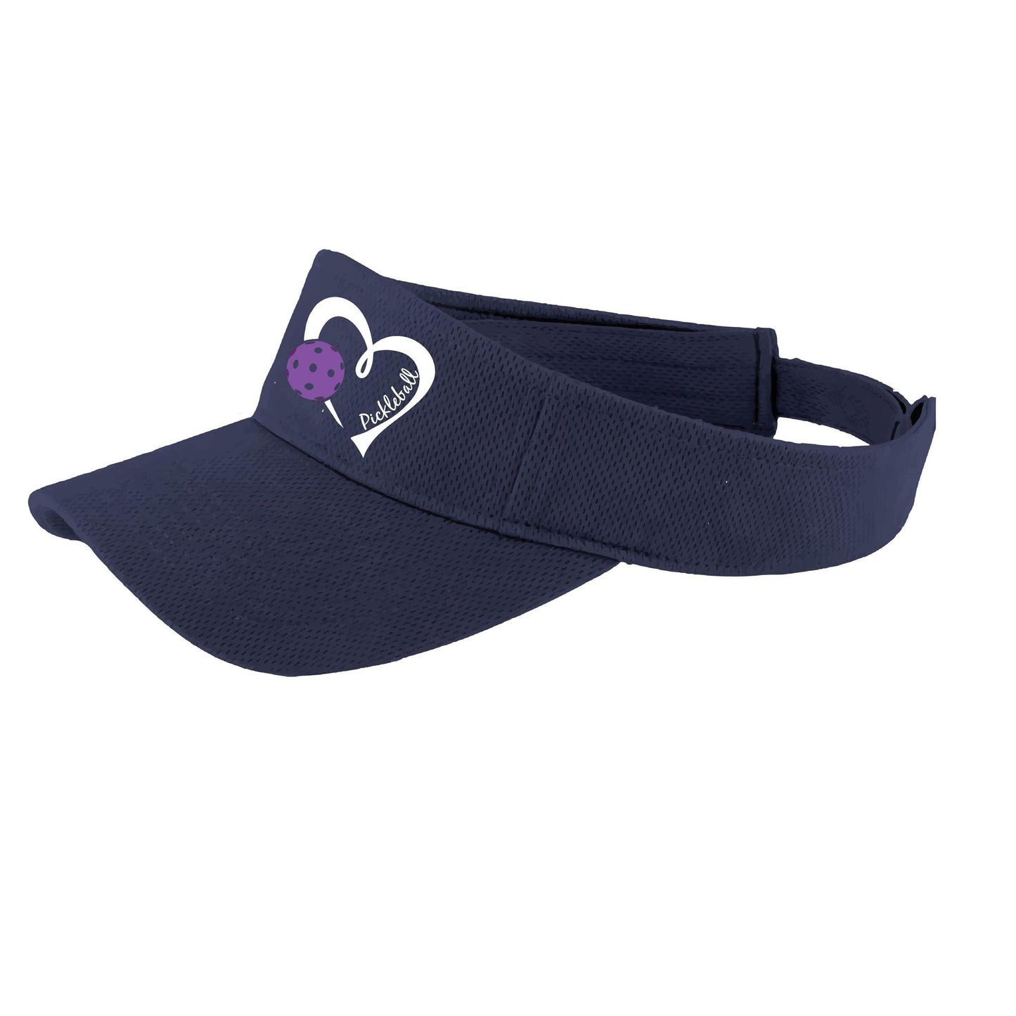 Love Pickleball (Pink) Custom | Pickleball Visors | Moisture Wicking 100% Polyester