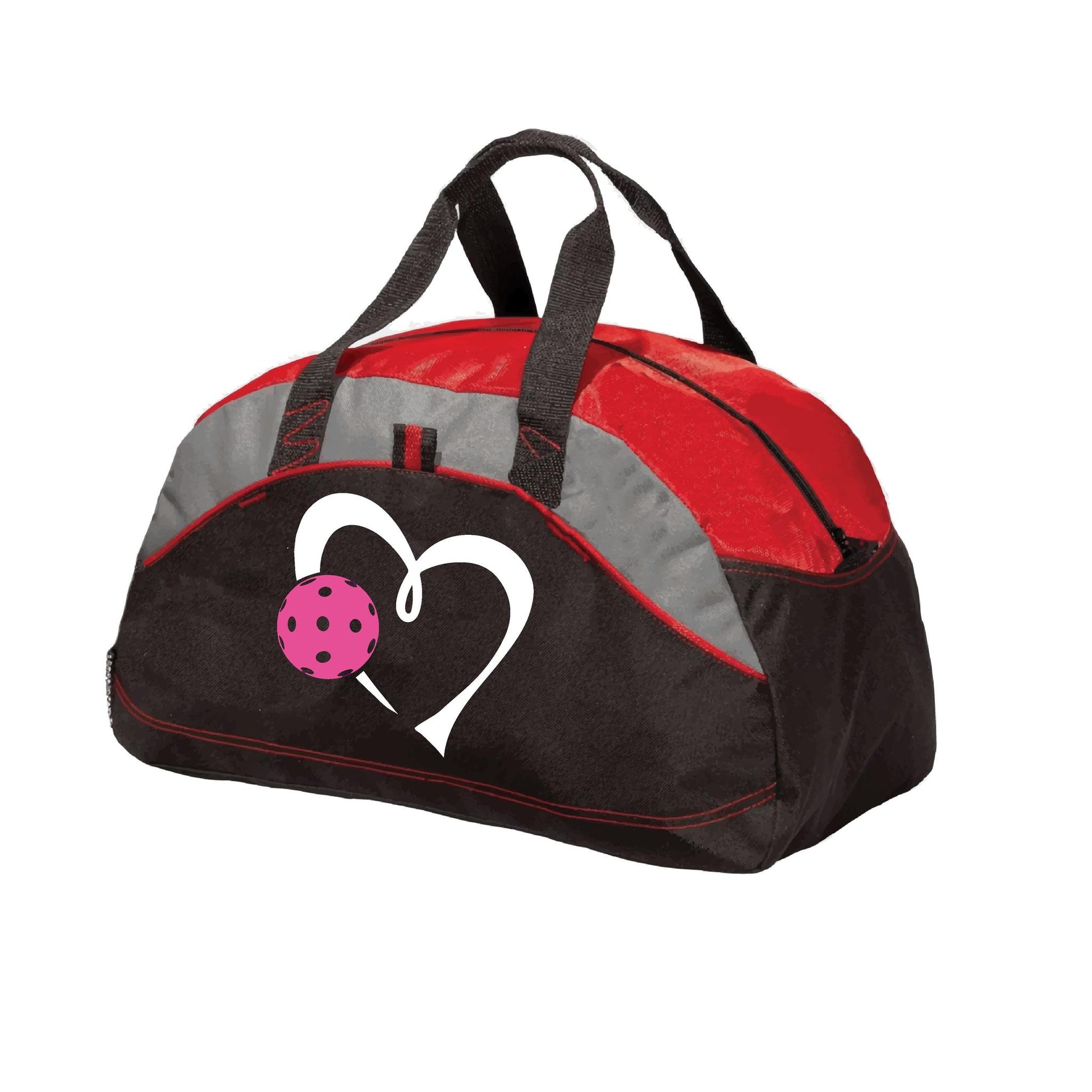 Love Pickleball (Pink) | Pickleball Sports Duffel | Medium Size Court Bag
