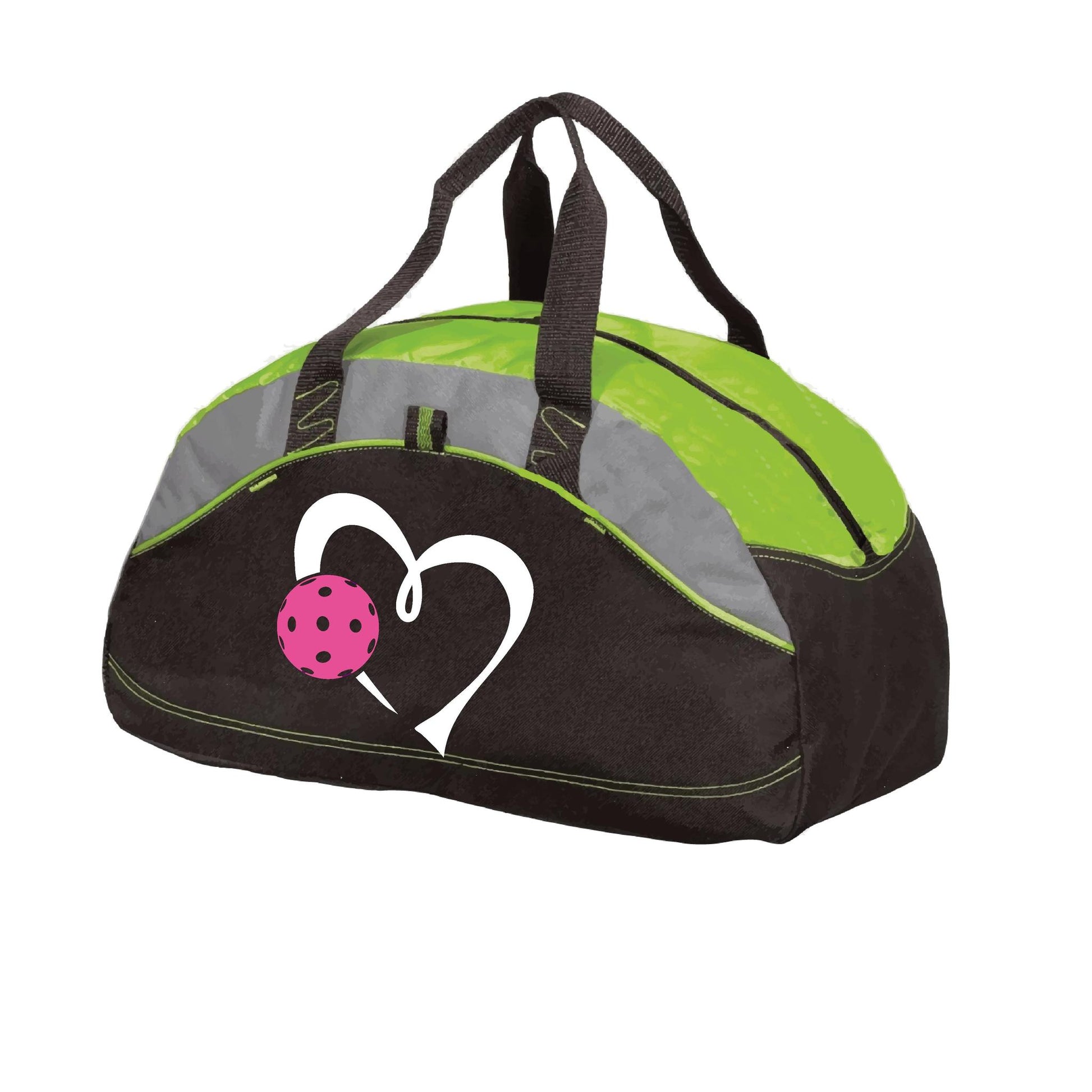 Love Pickleball (Pink) | Pickleball Sports Duffel | Medium Size Court Bag