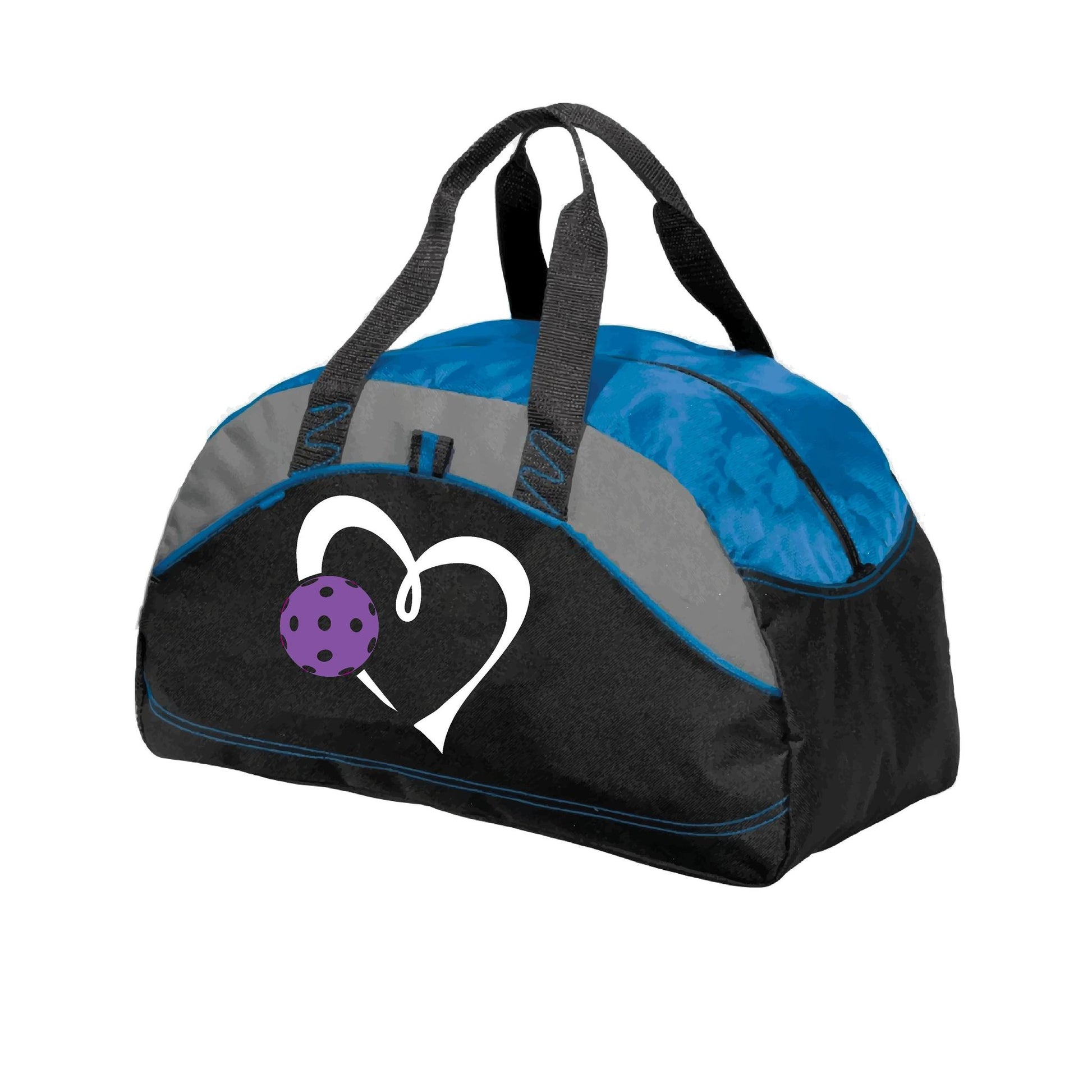 Love Pickleball (Purple) | Pickleball Sports Duffel | Medium Size Court Bag