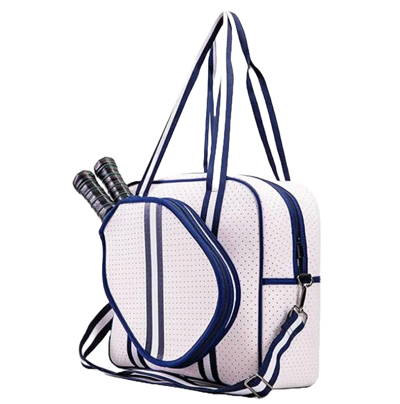 Trendy Pickleball Bag | Personalized Pickleball and Paddle Sports Bag | Large Size Court Tote Bag