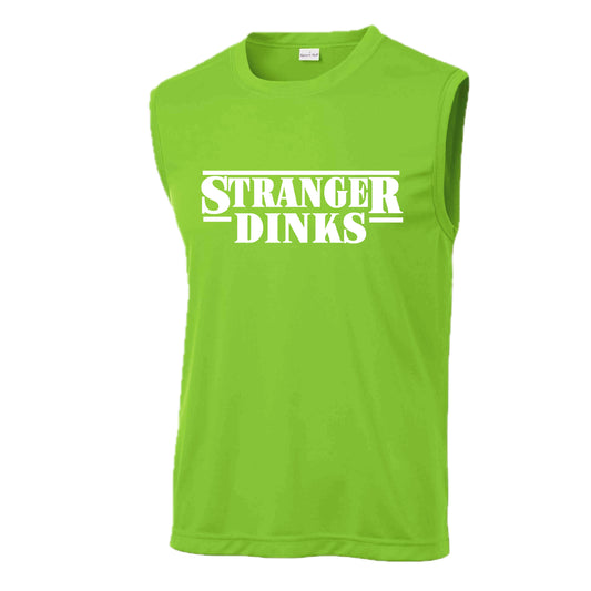 Stranger Dinks | Men's Sleeveless Athletic Performance T-Shirt | 100% Polyester