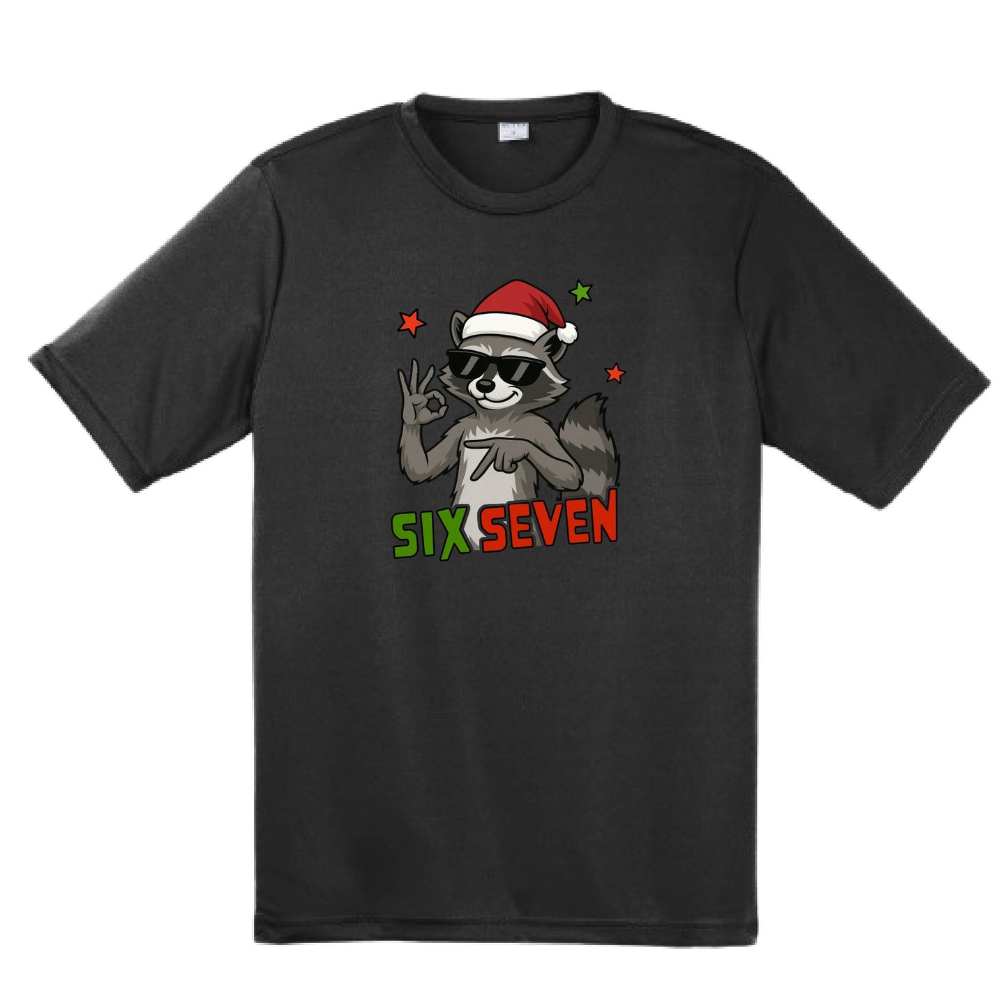 67 Raccoon | Men's Short Sleeve Athletic Performance T-Shirt | 100% Polyester