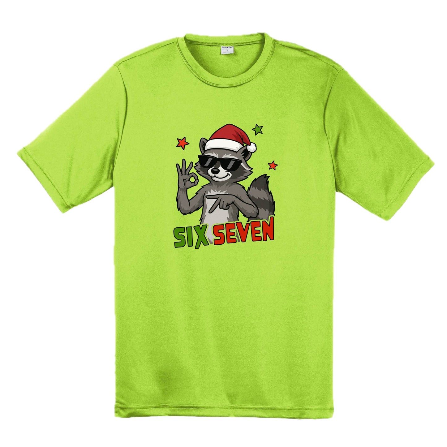 67 Raccoon | Men's Short Sleeve Athletic Performance T-Shirt | 100% Polyester