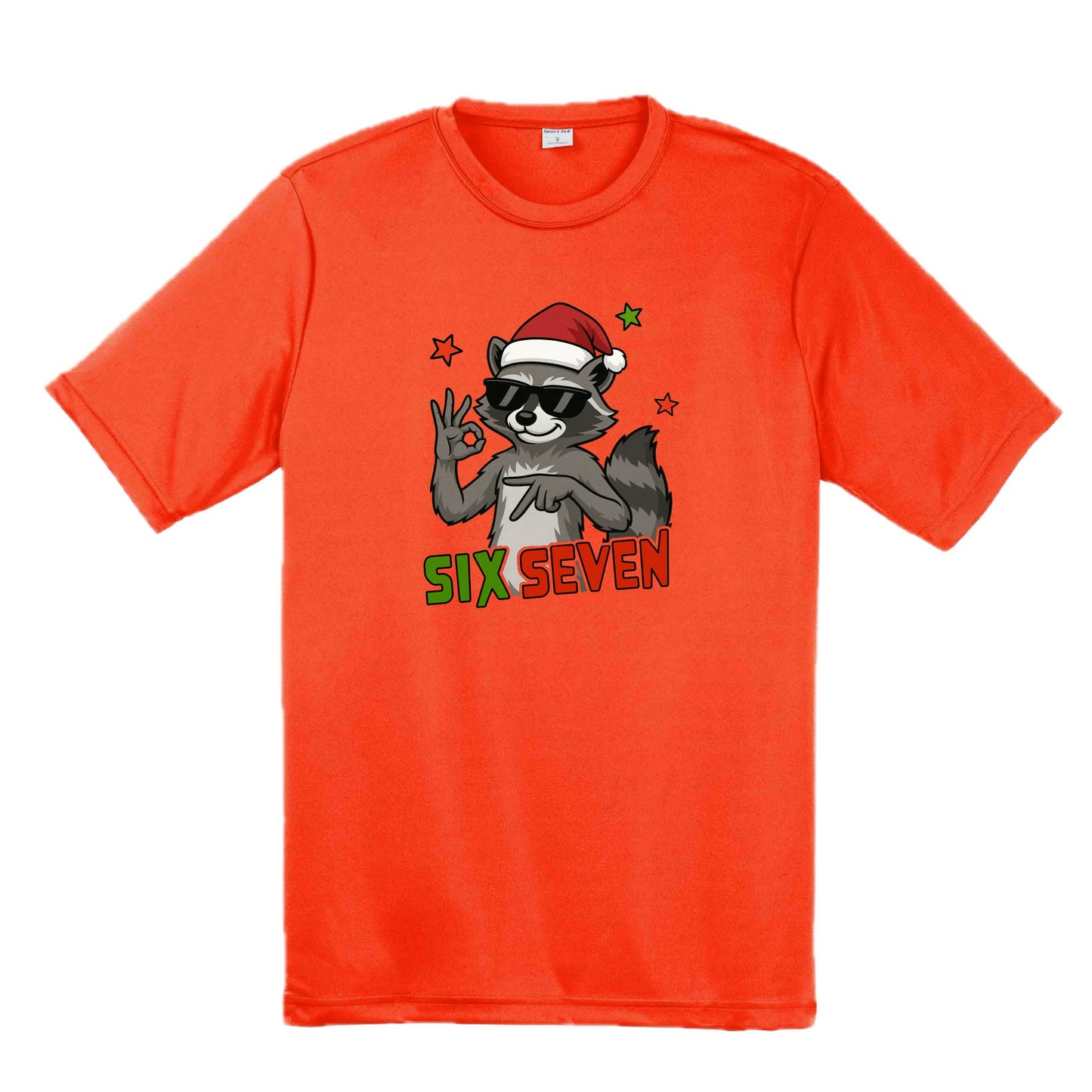 67 Raccoon | Men's Short Sleeve Athletic Performance T-Shirt | 100% Polyester