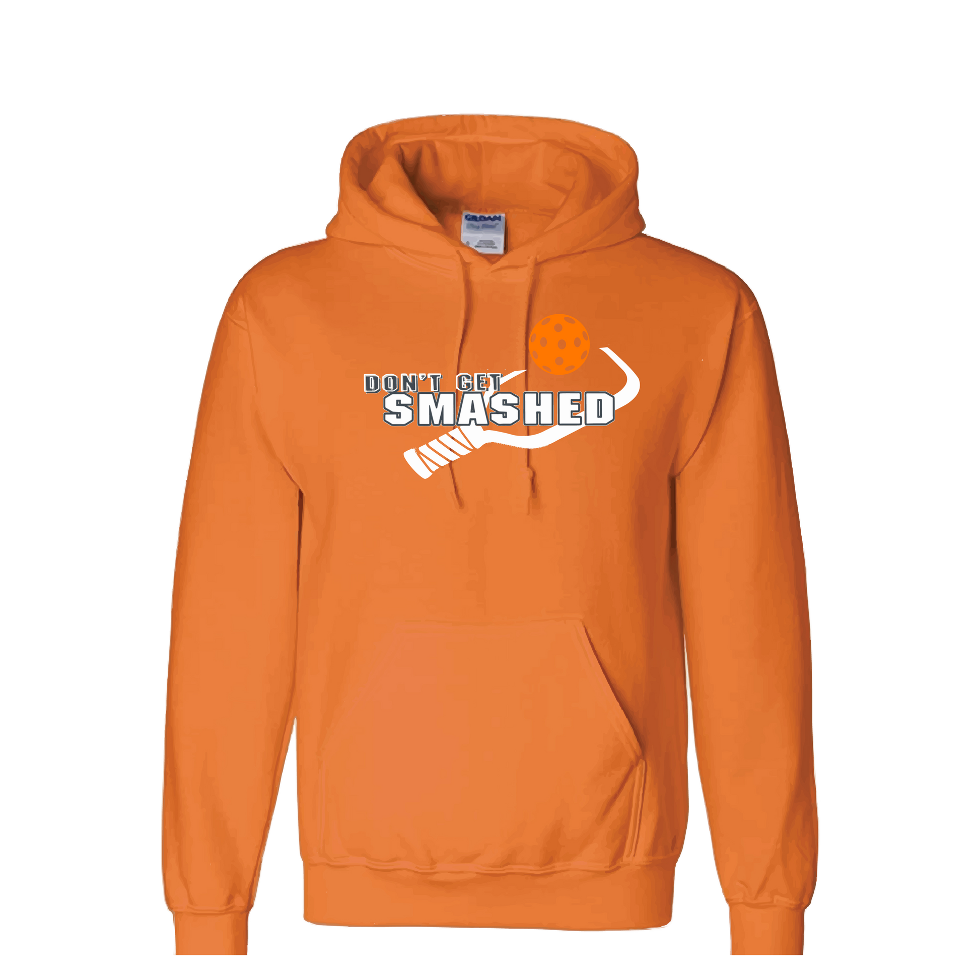 This cozy unisex hoodie will keep you toasty on the Pickleball court - soft, ultra-comfortable, and moisture-wicking with a double-lined hood and front pouch pocket. Get ready to be the star of the game with this eye-catching piece of apparel!