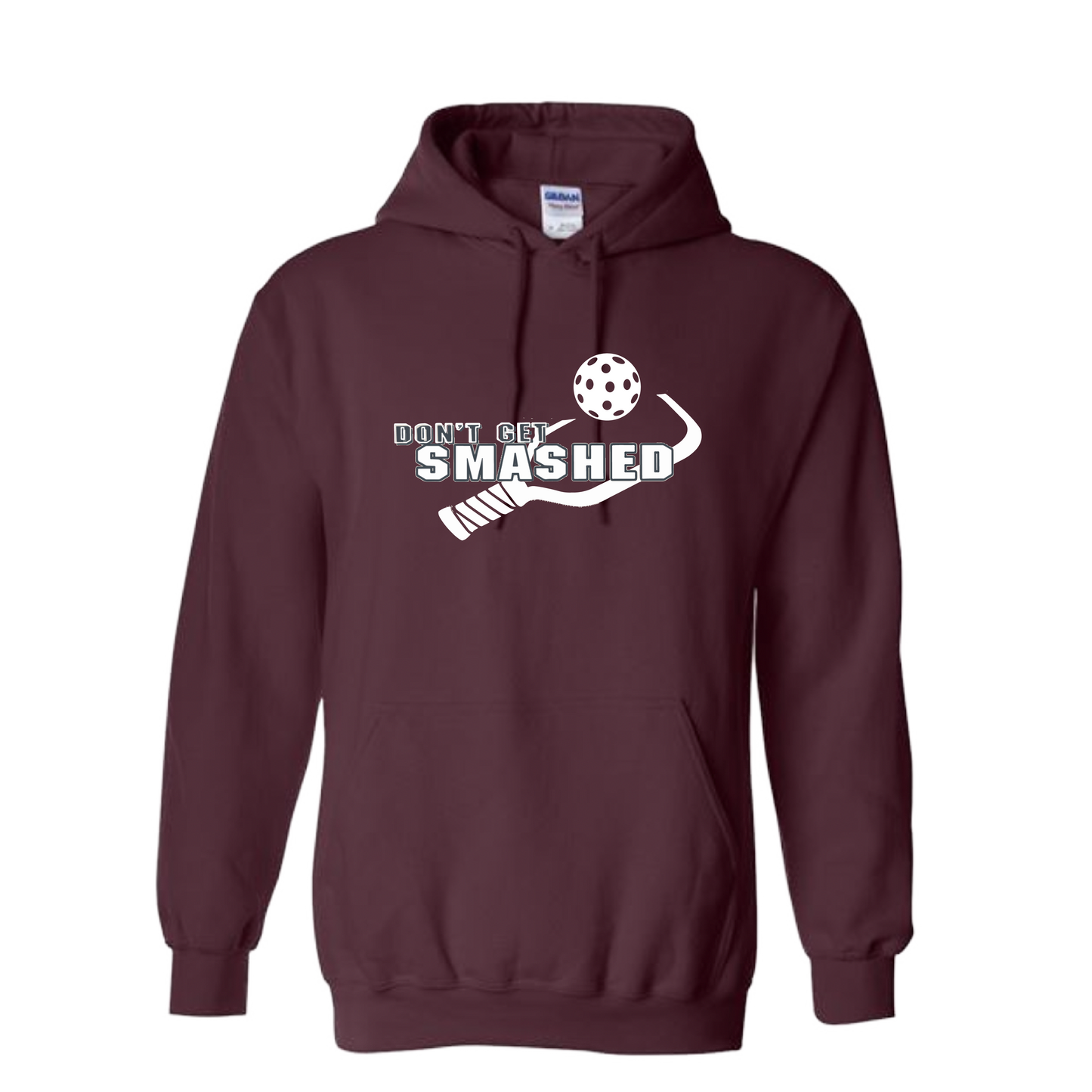 This cozy unisex hoodie will keep you toasty on the Pickleball court - soft, ultra-comfortable, and moisture-wicking with a double-lined hood and front pouch pocket. Get ready to be the star of the game with this eye-catching piece of apparel!