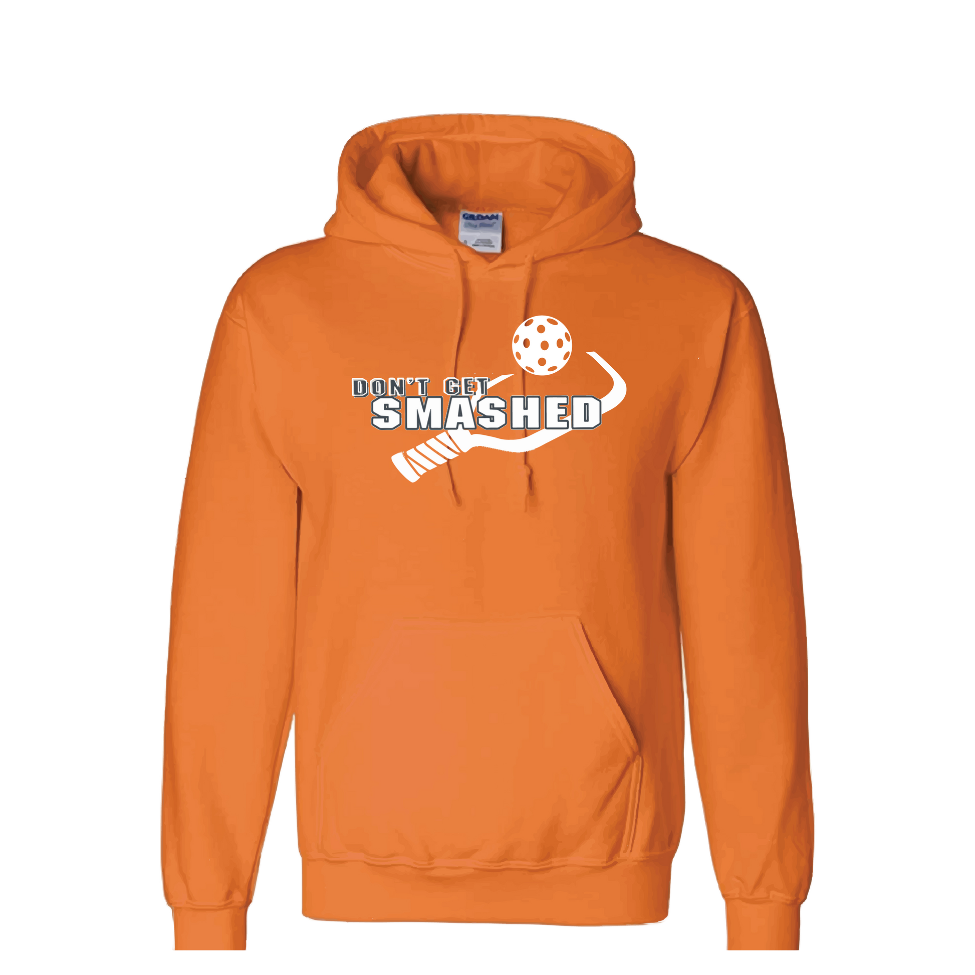 This cozy unisex hoodie will keep you toasty on the Pickleball court - soft, ultra-comfortable, and moisture-wicking with a double-lined hood and front pouch pocket. Get ready to be the star of the game with this eye-catching piece of apparel!