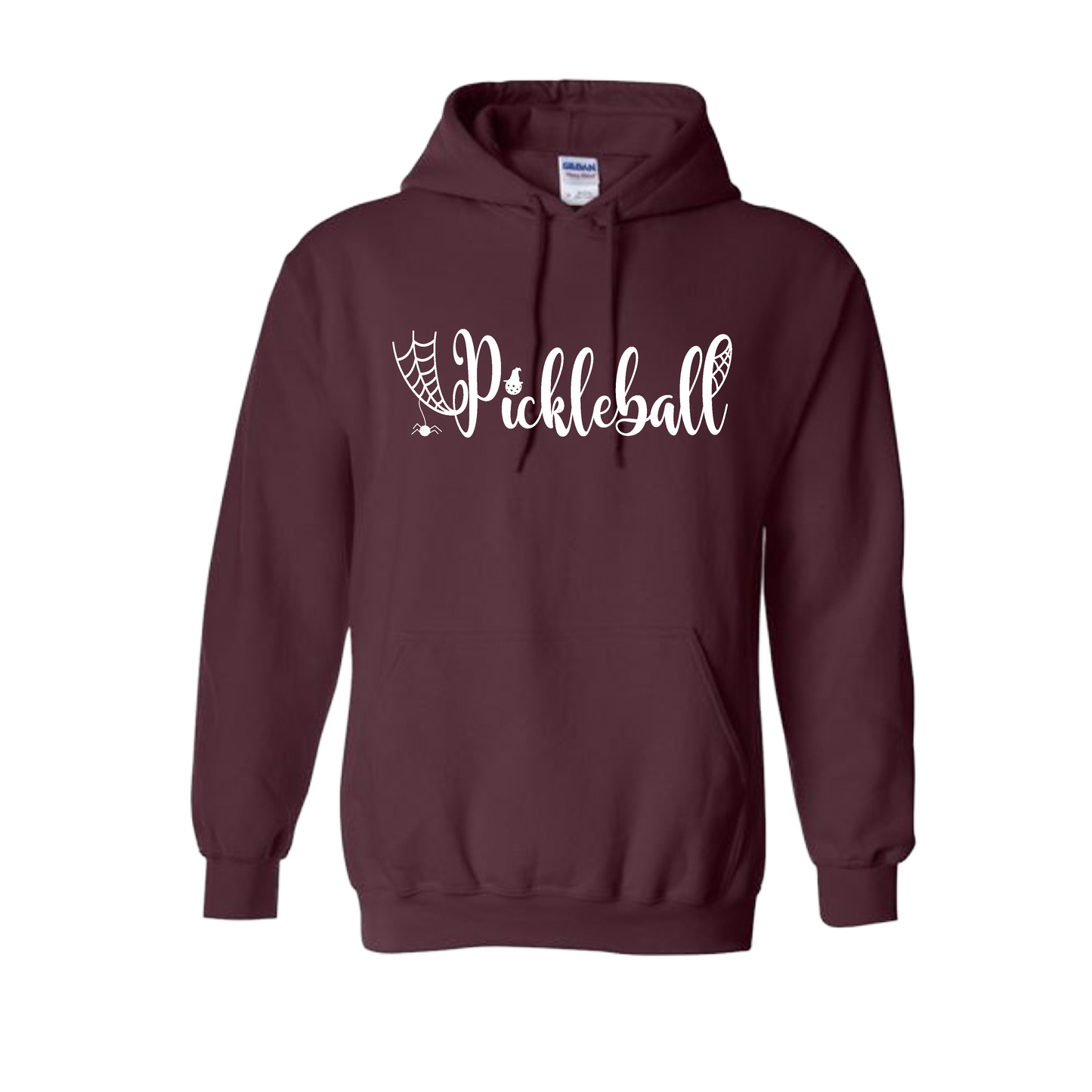 Spider Pickleball | Unisex Hoodie Athletic Sweatshirt | 50% Cotton/50% Polyester