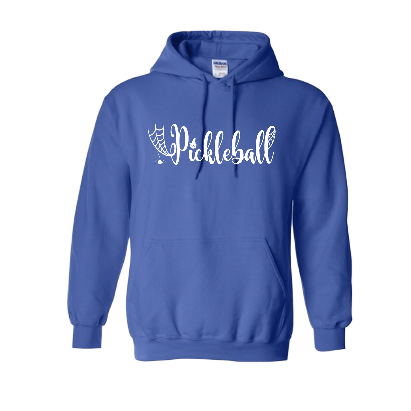 Spider Pickleball | Unisex Hoodie Athletic Sweatshirt | 50% Cotton/50% Polyester